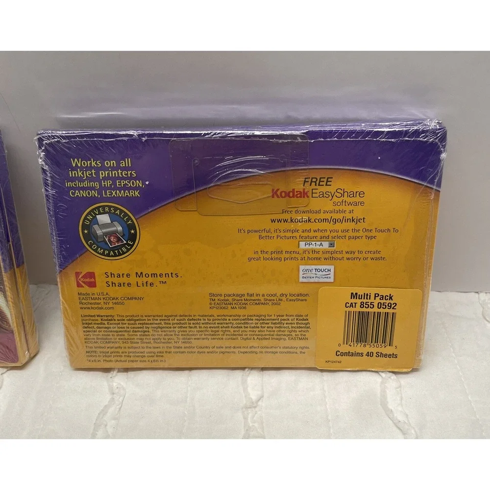 Kodak picture paper